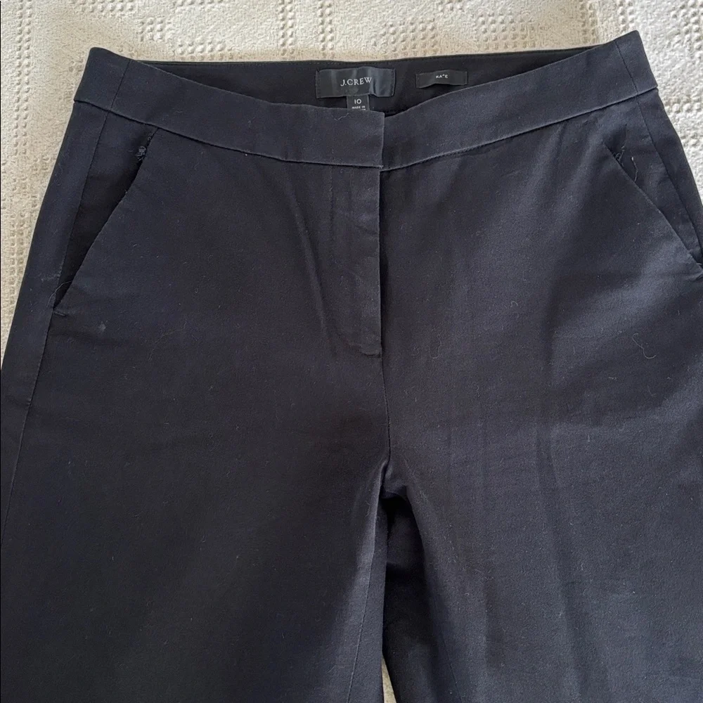 Lot (2) J. Crew Women’s Black Career Wear Work Wear Business‎ Pants Size 10